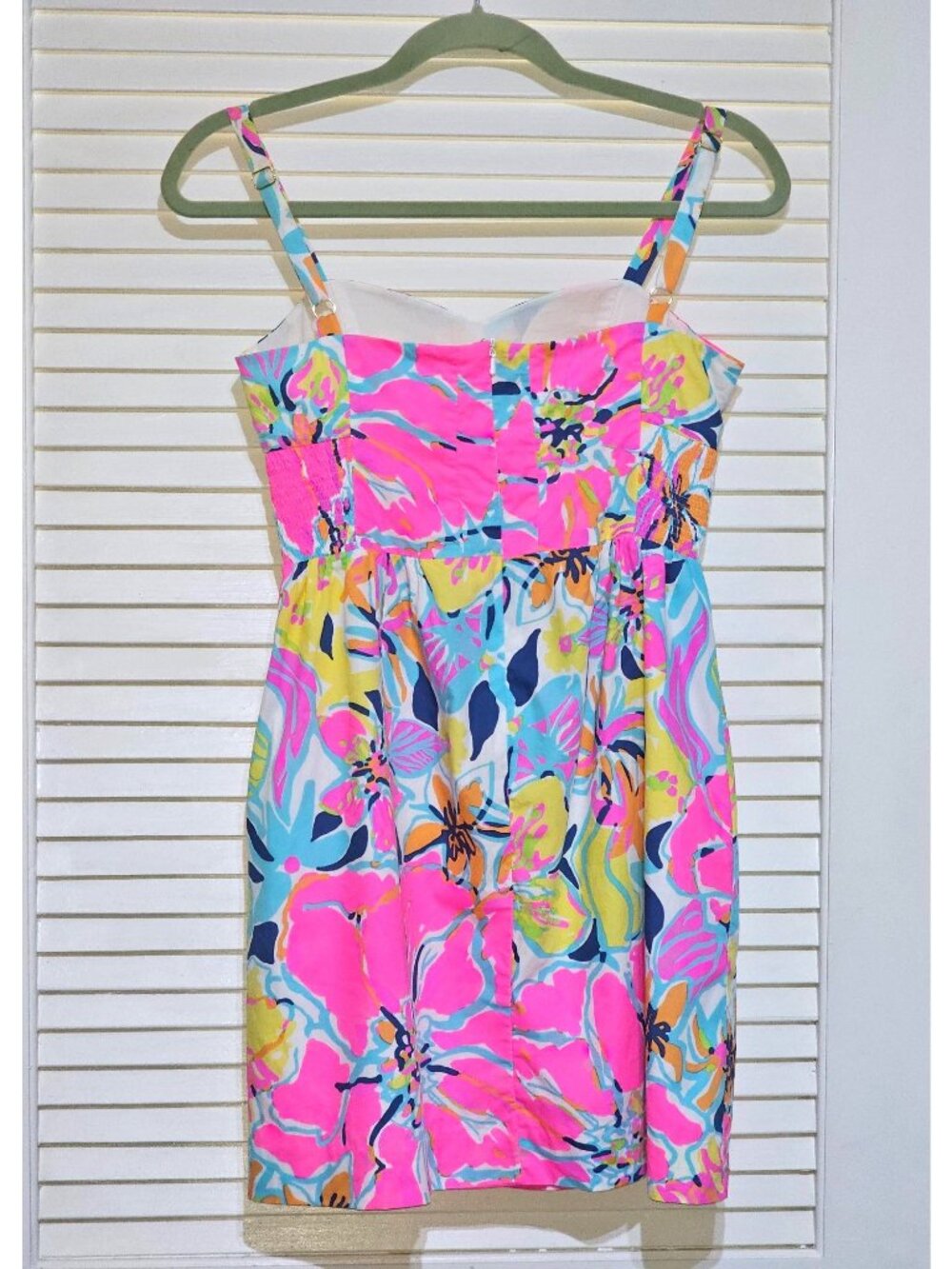 Lilly Pulitzer Women Christine Besame Mucho Poplin Fit & Flare Dress Sz 00 2442 - Picture 13 of 15